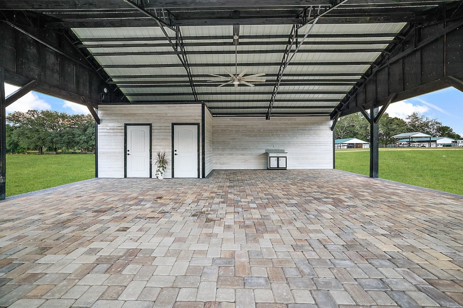 Pavilion at horse facility in Ocala, Florida